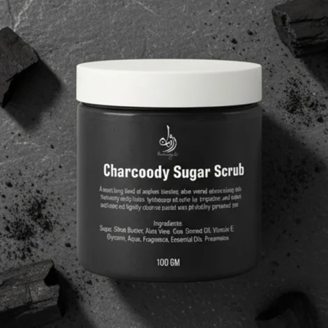 Charcoal Sugar Scrub