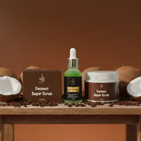 Rawaayat Tea Tree Serum & Coconut Sugar Scrub